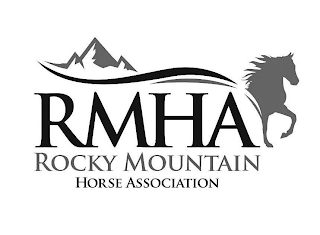 RMHA ROCKY MOUNTAIN HORSE ASSOCIATION logo