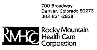RMHCC ROCKY MOUNTAIN HEALTH CARE CORPORATION logo