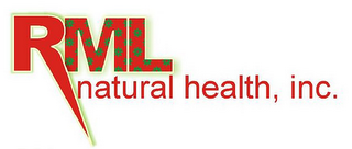 RML NATURAL HEALTH, INC. logo
