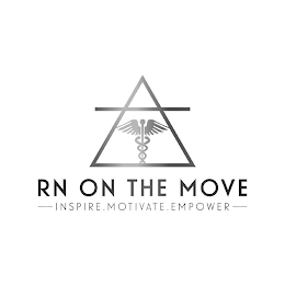 RN ON THE MOVE INSPIRE. MOTIVATE. EMPOWER logo