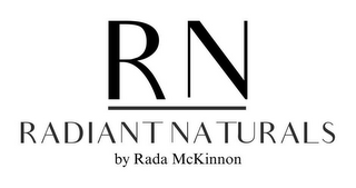 RN RADIANT NATURALS BY RADA MCKINNON logo