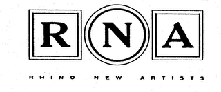 RNA RHINO NEW ARTISTS logo