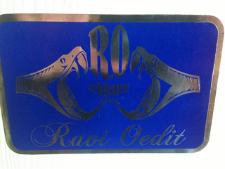 R.O CIGARS RAVI OEDIT logo