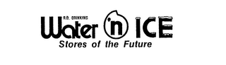 R.O. DRINKING WATER 'N ICE STORES OF THE FUTURE logo
