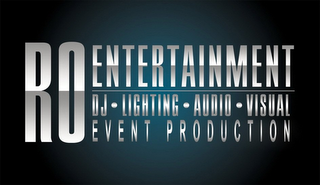 RO ENTERTAINMENT DJ · LIGHTING · AUDIO · VISUAL EVENT PRODUCTION logo