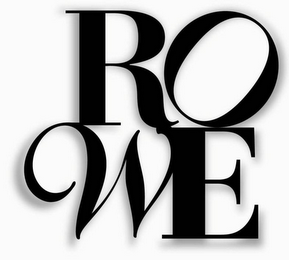 RO WE logo