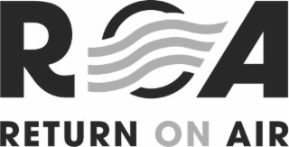 ROA RETURN ON AIR logo