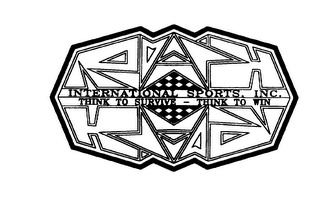 ROACH INTERNATIONAL SPORTS, INC.  THINKTO SURVIVE - THINK TO WIN logo