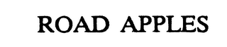 ROAD APPLES logo
