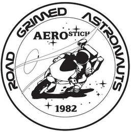 ROAD GRIMED ASTRONAUTS AEROSTICH 1982 logo