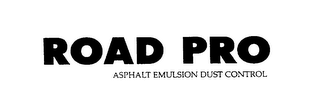 ROAD PRO ASPHALT EMULSION DUST CONTROL logo