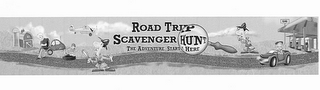 ROAD TRIP SCAVENGER HUNT THE ADVENTURE STARTS HERE logo