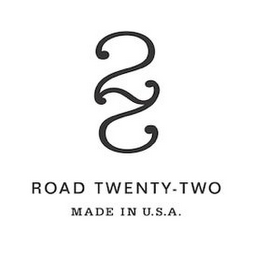 ROAD TWENTY TWO 22  MADE IN U.S.A. logo