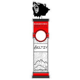 ROADHOUSE BREWING CO. JACKSON HOLE WYOMING SELTZY logo