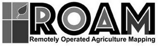 ROAM REMOTELY OPERATED AGRICULTURE MAPPING logo