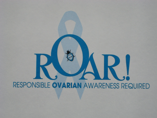 ROAR! RESPONSIBLE OVARIAN AWARENESS REQUIRED logo