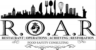 R.O.A.R RESTAURANT OPERATIONS ACHIEVINGRESTORATION logo