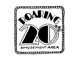 ROARING 20'S AMUSEMENT AREA logo