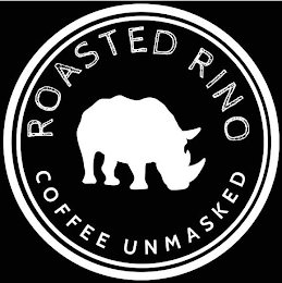 ROASTED RINO COFFEE UNMASKED logo