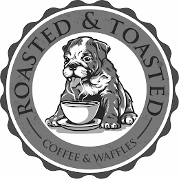 ROASTED & TOASTED COFFEE & WAFFLES logo
