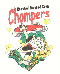 ROASTED TOASTED CORN CHOMPERS logo