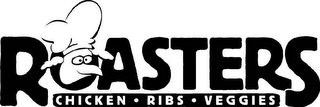 ROASTERS CHICKEN RIBS VEGGIES logo