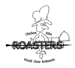 ROASTERS CHICKEN RIBS WORLD CLASS ROTISSERIE logo