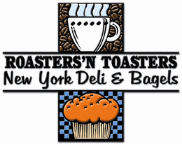 ROASTERS'N TOASTERS NEW YORK DELI & BAGELS logo