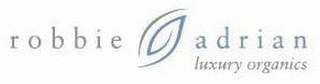 ROBBIE ADRIAN LUXURY ORGANICS logo