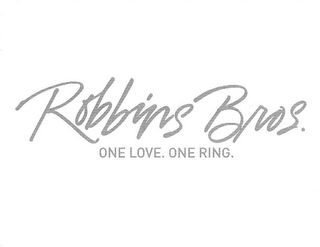 ROBBINS BROS. ONE LOVE. ONE RING. logo