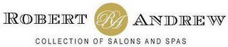 ROBERT ANDREW RA COLLECTION OF SALONS AND SPAS logo