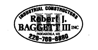ROBERT J. BAGGETT III INDUSTRIAL CONSTRUCTORS logo