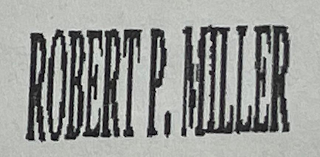 ROBERT P. MILLER logo