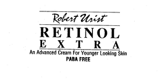 ROBERT URIST RETINOL EXTRA AN ADVANCED CREAM FOR YOUNGER LOOKING SKIN PABA FREE logo