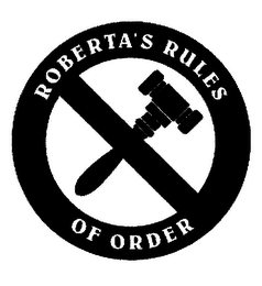 ROBERTA'S RULES OF ORDER logo