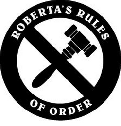 ROBERTA'S RULES OF ORDER logo