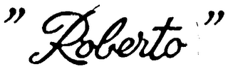 "ROBERTO" logo