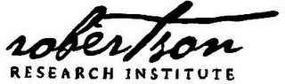 ROBERTSON RESEARCH INSTITUTE logo