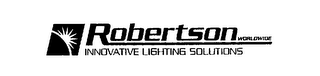 ROBERTSON WORLDWIDE INNOVATIVE LIGHTINGSOLUTIONS logo