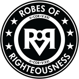 ROBES OF RIGHTEOUSNESS II·COR·V:XXI logo