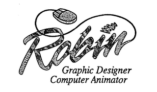 ROBIN GRAPHIC DESIGNER COMPUTER ANIMATOR logo