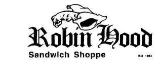 ROBIN HOOD SANDWICH SHOPPE EST 1983 logo