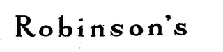 ROBINSON'S logo