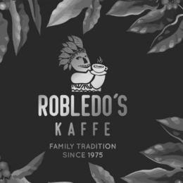 ROBLEDO'S KAFFE FAMILY TRADITION SINCE 1975 logo