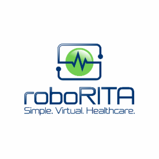 ROBORITA SIMPLE. VIRTUAL. HEALTHCARE. logo
