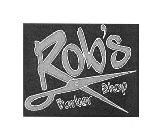 ROB'S BARBER SHOP logo