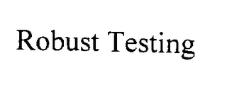 ROBUST TESTING logo