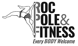 ROC POLE & FITNESS EVERY BODY WELCOME logo