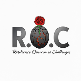 R.O.C RESILIENCE OVERCOMES CHALLENGES logo