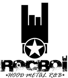 ROCBOI HOOD METAL R&B logo